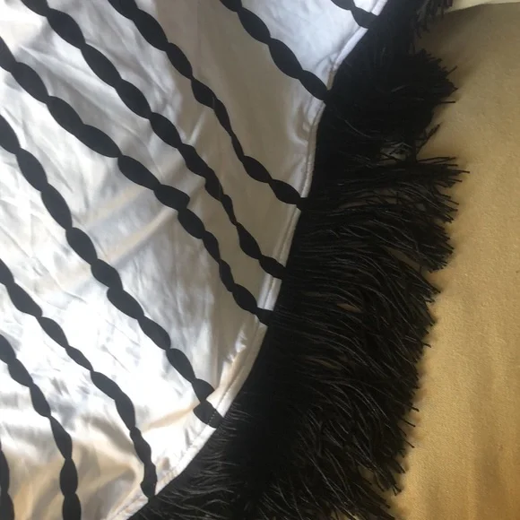 Trina Turk fringe, cover-up poncho medium - Picture 3 of 5